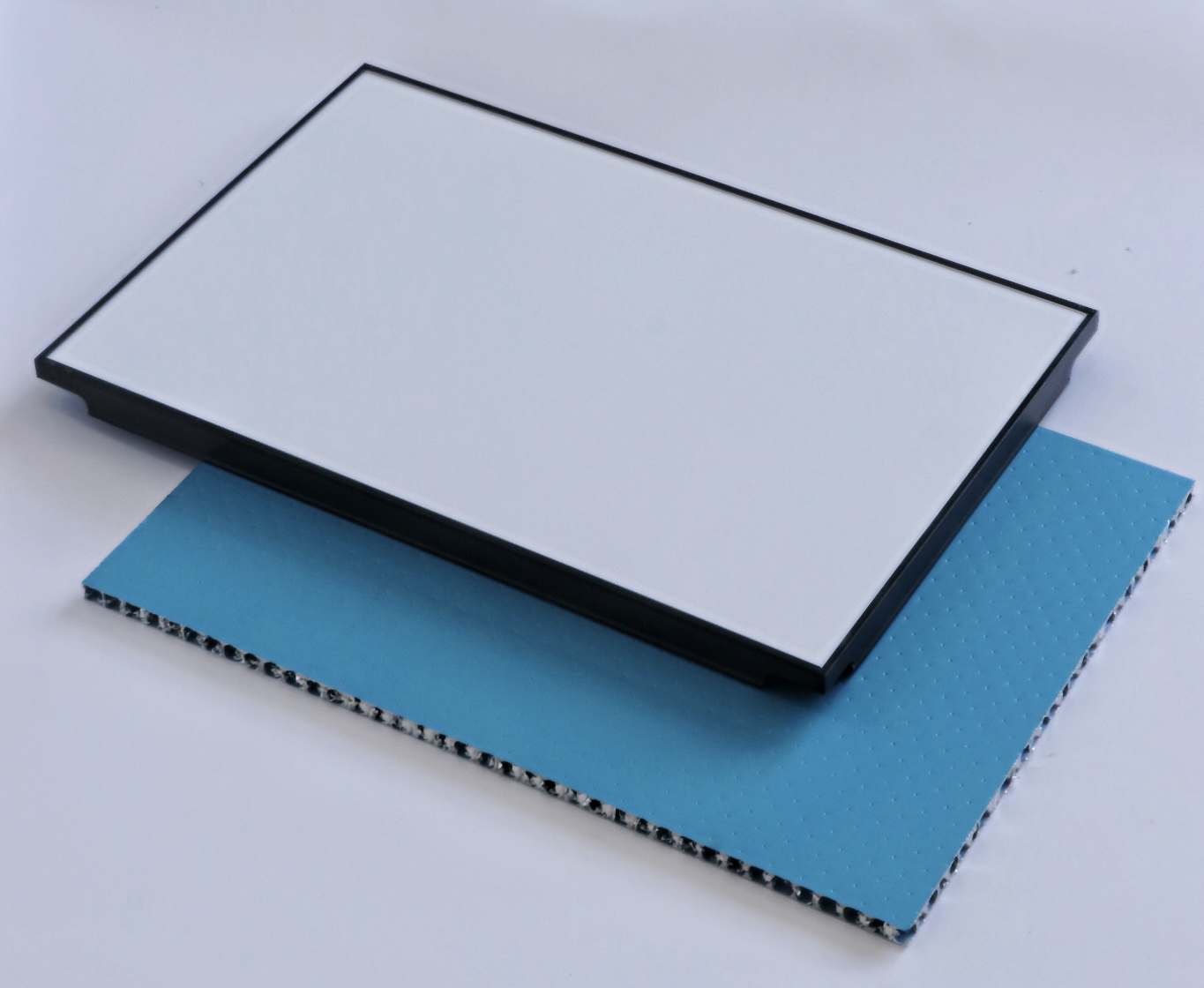 aluminum honeycomb panel - black -Splicing frame ceiling panel